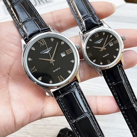 Часы Longines для пар, оригинальные импортные кварцевые механизмы