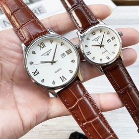 Часы Longines для пар, оригинальные импортные кварцевые механизмы