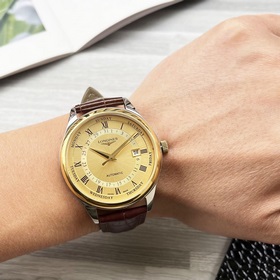 Бренд： Longines (новая модель с тремя стрелками, деловой и повсед