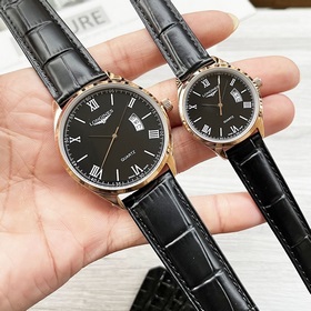 Часы Longines для пар, оригинальные импортные кварцевые механизмы