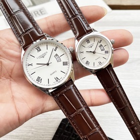 Часы Longines для пар, оригинальные импортные кварцевые механизмы