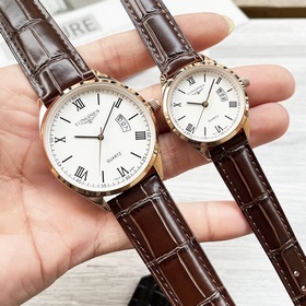 Часы Longines для пар, оригинальные импортные кварцевые механизмы