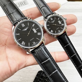 Часы Longines для пар, оригинальные импортные кварцевые механизмы