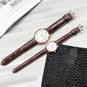 Часы Longines для пар, оригинальные импортные кварцевые механизмы