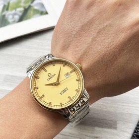 Бренд： Omega (новая модель с тремя стрелками, деловой и повседнев