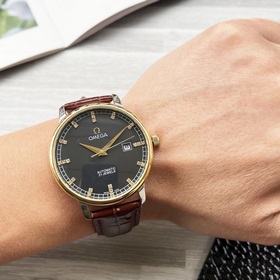 Бренд： Omega (новая модель с тремя стрелками, деловой и повседнев