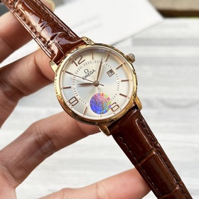 Женские часы Omega с импортным кварцевым механизмом, корпус из не