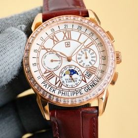 Patek Philippe впечатляет своим появлением. Диаметр циферблата 42