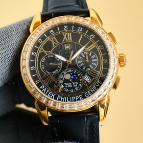 Patek Philippe впечатляет своим появлением. Диаметр циферблата 42
