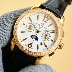 Patek Philippe впечатляет своим появлением. Диаметр циферблата 42