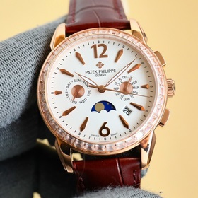 Patek Philippe впечатляет своим появлением. Диаметр циферблата 42