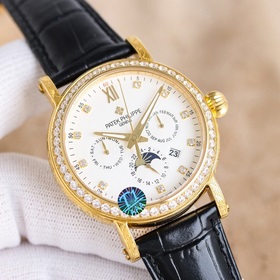 Patek Philippe впечатляет своим появлением. Диаметр циферблата 42