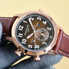 PP Patek Philippe с функцией двух часовых поясов ref.5524. Впечат