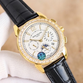 Patek Philippe впечатляет своим появлением. Диаметр циферблата 42