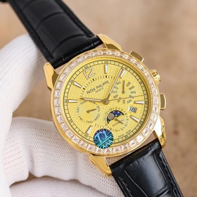 Patek Philippe впечатляет своим появлением. Диаметр циферблата 42