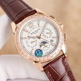 Patek Philippe впечатляет своим появлением. Диаметр циферблата 42