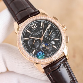 Patek Philippe впечатляет своим появлением. Диаметр циферблата 42