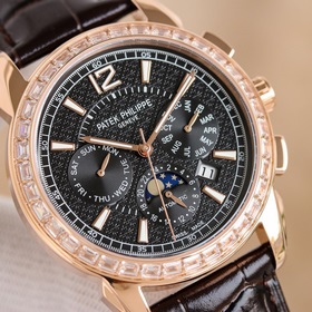 Patek Philippe впечатляет своим появлением. Диаметр циферблата 42