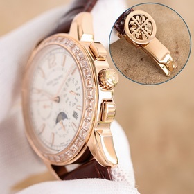 Patek Philippe впечатляет своим появлением. Диаметр циферблата 42