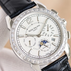 Patek Philippe впечатляет своим появлением. Диаметр циферблата 42