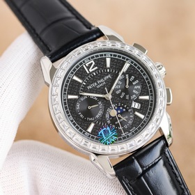 Patek Philippe впечатляет своим появлением. Диаметр циферблата 42