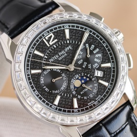 Patek Philippe впечатляет своим появлением. Диаметр циферблата 42