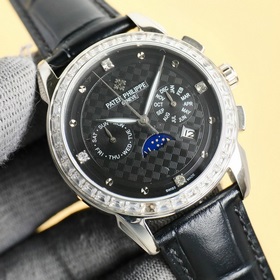 Patek Philippe впечатляет своим появлением. Диаметр циферблата 42