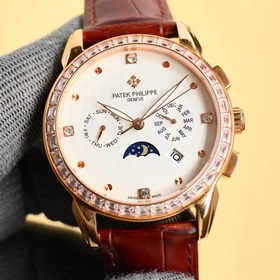 Patek Philippe впечатляет своим появлением. Диаметр циферблата 42
