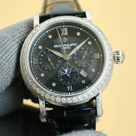 Patek Philippe впечатляет своим появлением. Диаметр циферблата 42