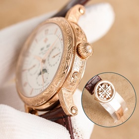 Patek Philippe впечатляет своим появлением. Диаметр циферблата 42