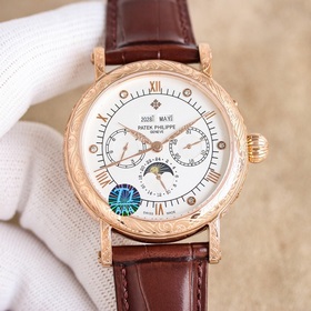 Patek Philippe впечатляет своим появлением. Диаметр циферблата 42