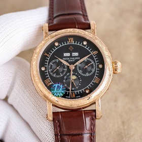 Patek Philippe впечатляет своим появлением. Диаметр циферблата 42