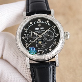 Patek Philippe впечатляет своим появлением. Диаметр циферблата 42
