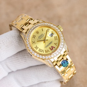 Rolex - 34 мм серия PEARLMASTER ①： Женская модель Pearlmaster из