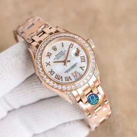 Rolex - 34 мм серия PEARLMASTER ①： Женская модель Pearlmaster из