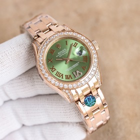 Rolex - 34 мм серия PEARLMASTER ①： Женская модель Pearlmaster из