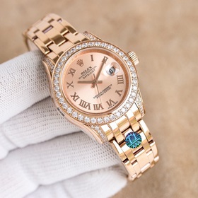 Rolex - 34 мм серия PEARLMASTER ①： Женская модель Pearlmaster из