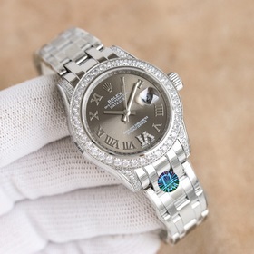 Rolex - 34 мм серия PEARLMASTER ①： Женская модель Pearlmaster из