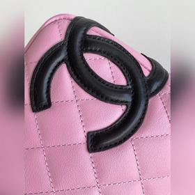 Chanel Kangpeng серия розового и черного цвета с подмышечной сумк