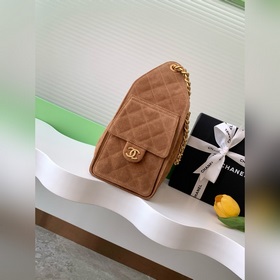 25c Матовая кожа, сумка в стиле хип-хоп Chanel Hobo подмышечная с