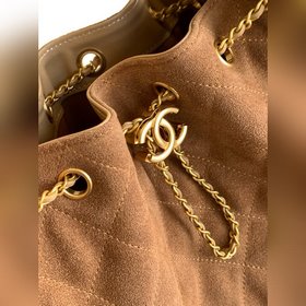 25c Матовая кожа, сумка в стиле хип-хоп Chanel Hobo подмышечная с