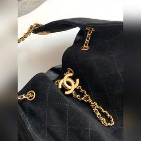 25c Матовая кожа, сумка в стиле хип-хоп Chanel hobo подмышечная с