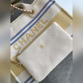 Chanel 25c ранневесенняя пляжная сумка, желтая Очень подходит для