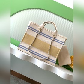 Chanel 25c ранневесенняя пляжная сумка, желтая Очень подходит для