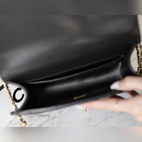 Новые поступления Ранний весна Сумка с двойной золотой застежкой