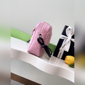 Chanel Kangpeng серия розовый с черным панда фотосумка Я очень лю