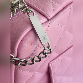 Chanel Kangpeng серия розовый с черным панда фотосумка Я очень лю