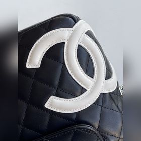 Chanel Kangpeng серия черно-белая сумка для фотоаппарата в стиле 