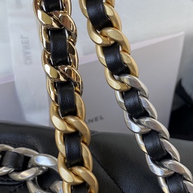 1161 средний серебряный цепочка Chanel осень-зима 19Bag сочетает 