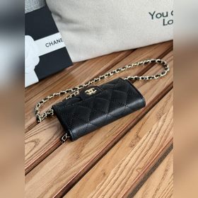 Кожаный поясной мешок Chane с узором икры Еще одна классическая 